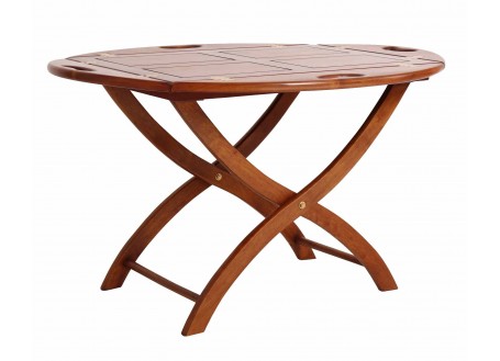 Folding coffee table marine Glasgow - oval