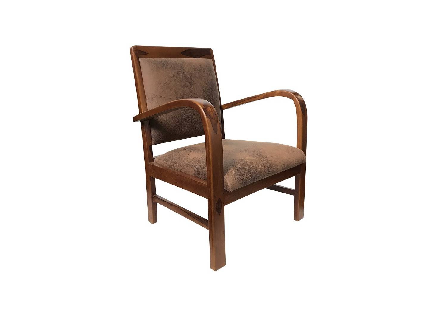 Fauteuil colonial - marron