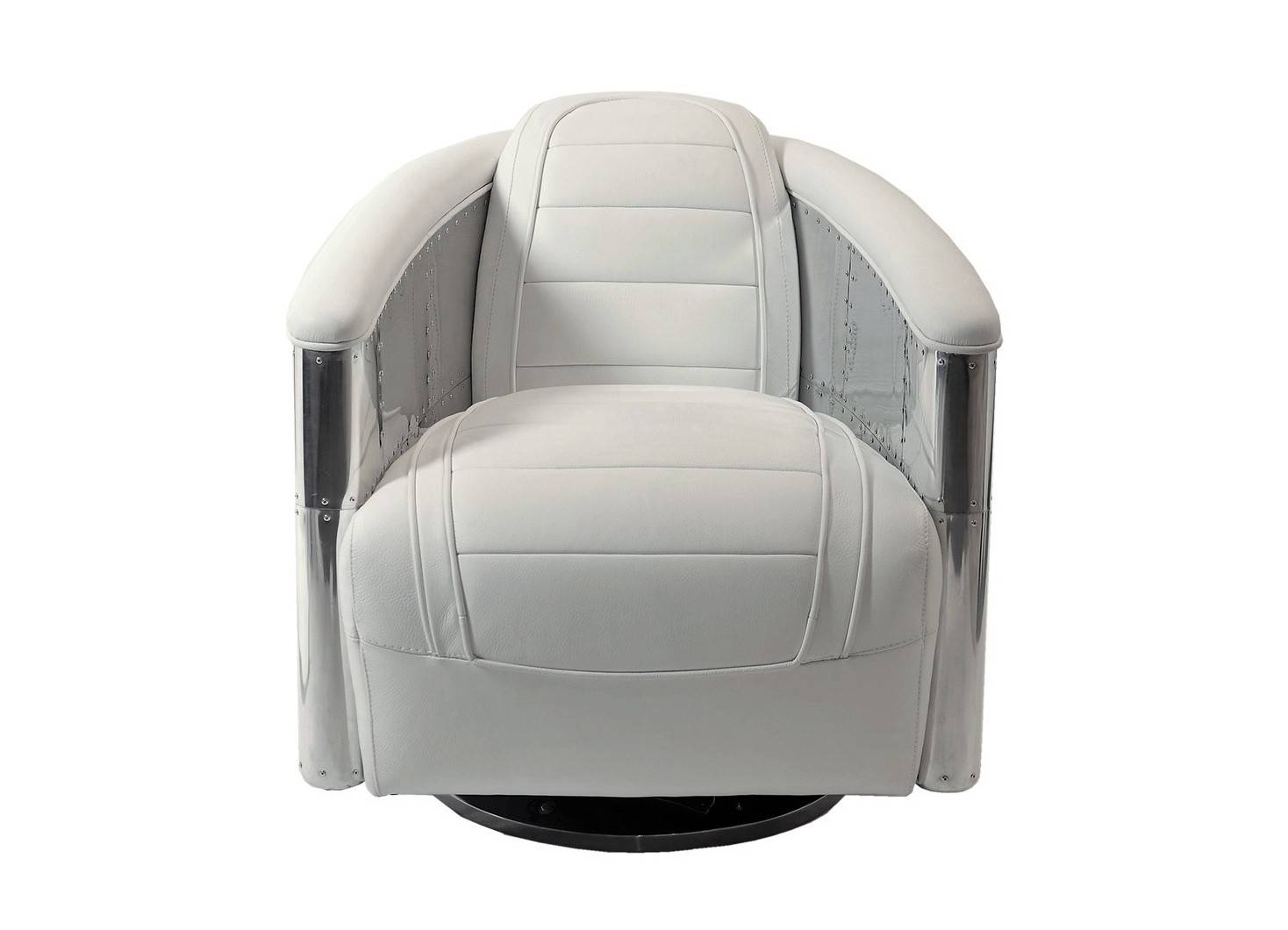 White leather armchair DC3