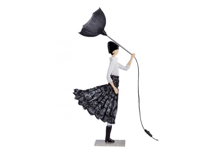 Lampe Aura - fille au parapluie