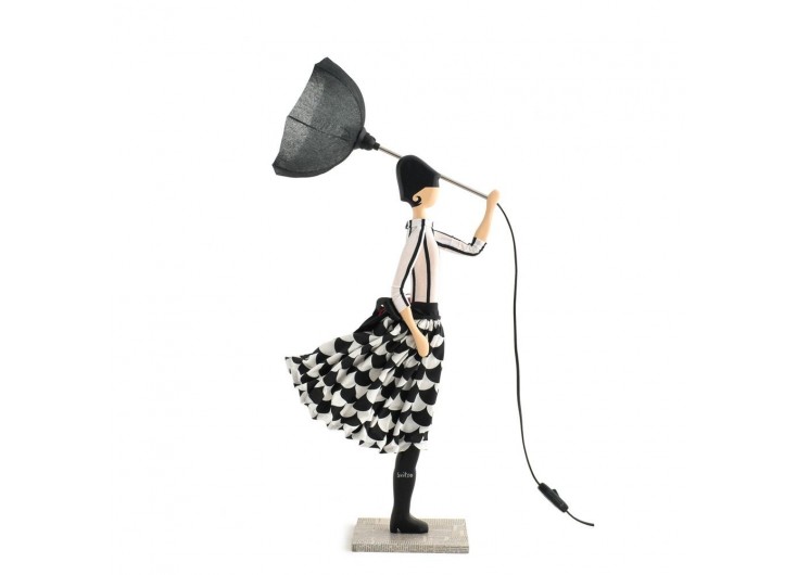 Lampe Frida - fille au parapluie