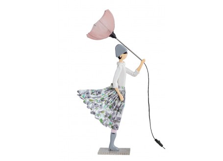 Umbrella lady lamp - Mella