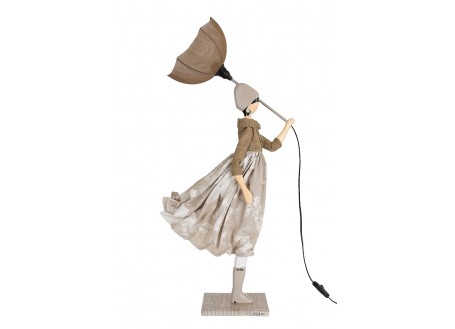 Umbrella lady lamp - Touli
