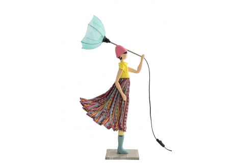 Lampe femme au parapluie - Nena