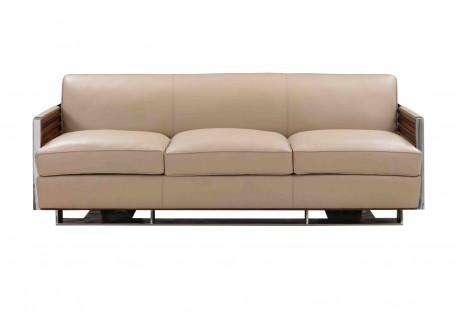 3 seaters sofa in full grain leather