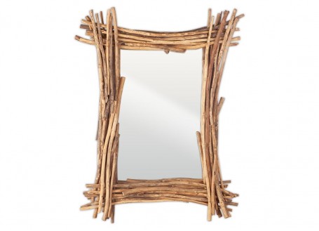 Miroir Damu en bois flotté