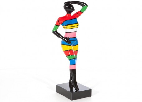 Statue of a woman in resin
