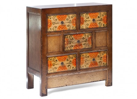Chinese sideboard with 5 drawers