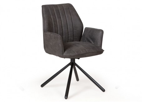 Fauteuil John - Gris anthracite