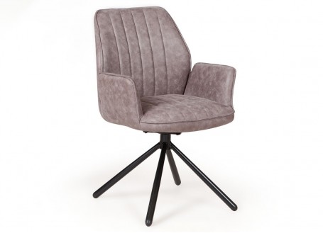 Fauteuil pivotant Jokari - gris taupe