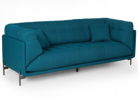 Verona sofa, 3.5-seater - Blue duck