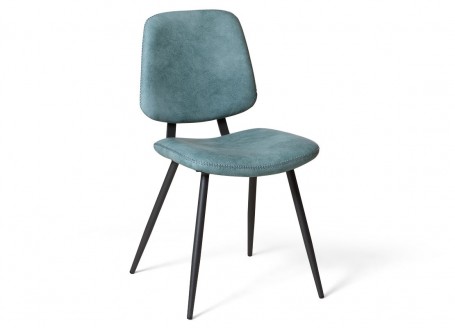 Chaise Margot - Simili bleu