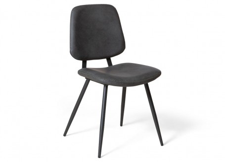 Set of 2 Margot chairs - Charcoal grey
