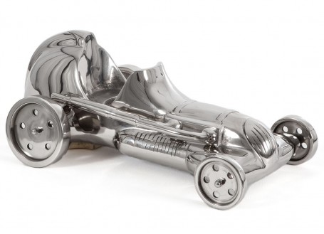 Antique aluminium car