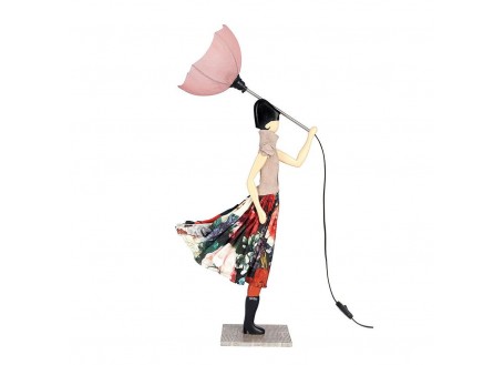 Lampe femme au parapluie - Stefania