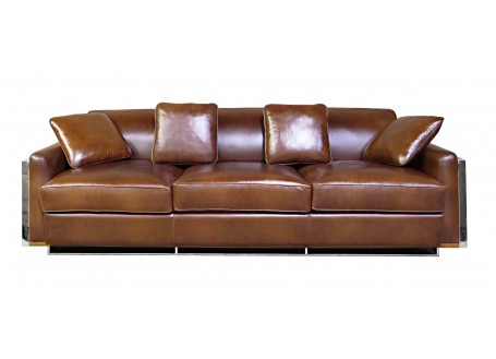 Napoli sofa - brown leather