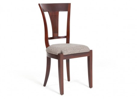 Dining chair in mahogany 