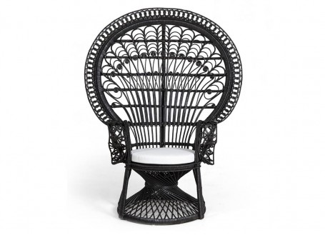 Emmanuelle chair - black rattan