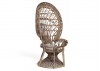 Emmanuelle chair - black rattan