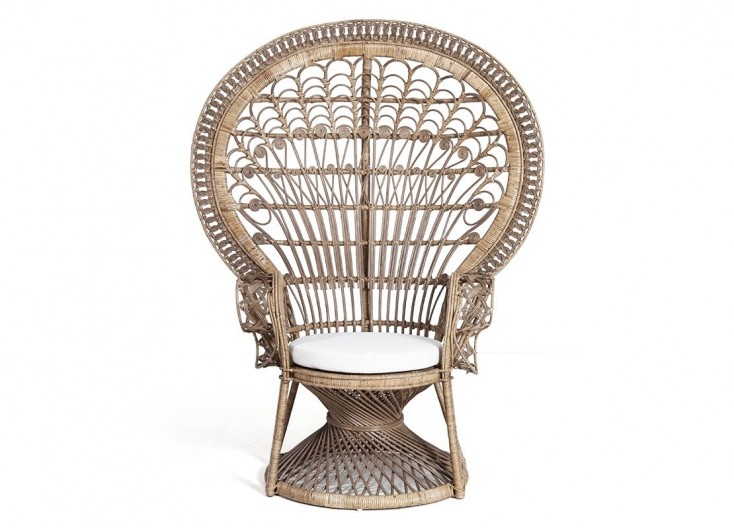 Emmanuelle chair - black rattan