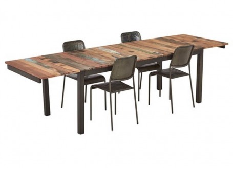 Extendable indus dining table Edito - 8 to 12 persons