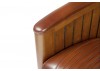 Canoë Sofa - Brown leather