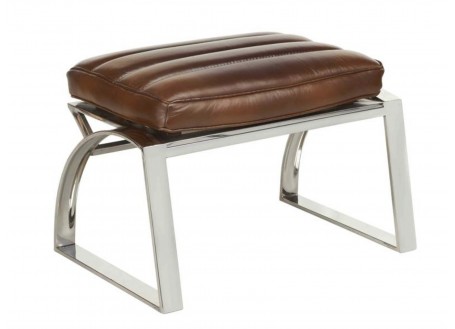 Madrid Lounge chair - Brown vintage leather