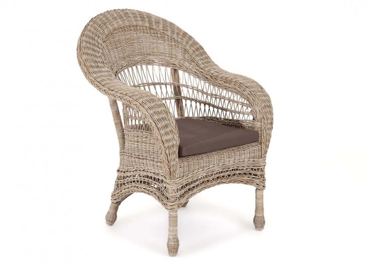 Fauteuil William en moelle de rotin