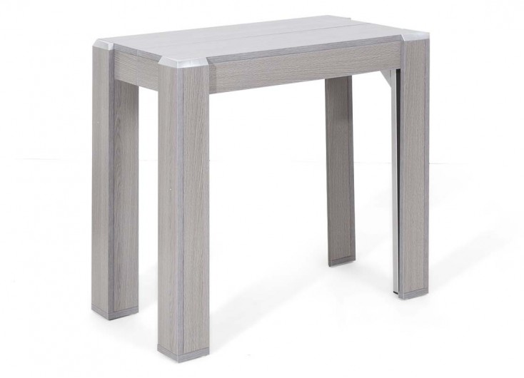 Console extensible en table - Gris