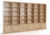 Bibliothèque 3m80 en chêne naturel
