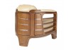 Riviera armchair - beige leather