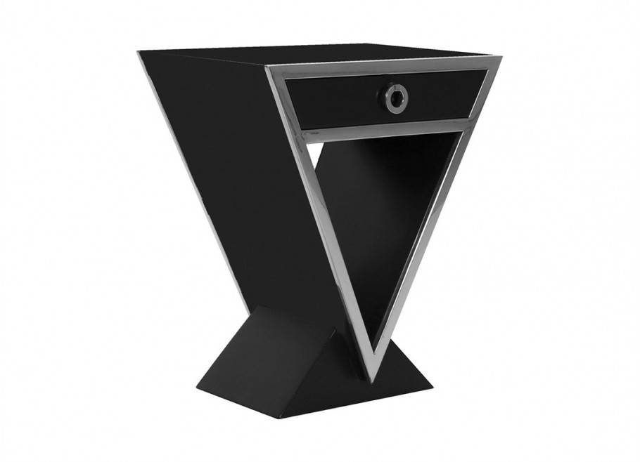 Delta nightstand - Black color