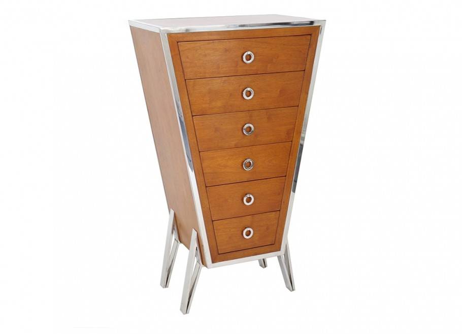 Bourget chest of drawers - Walnut finish