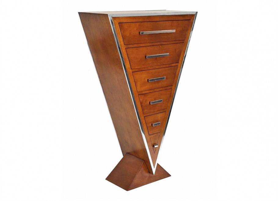 Delta chest of drawers - Walnut finish