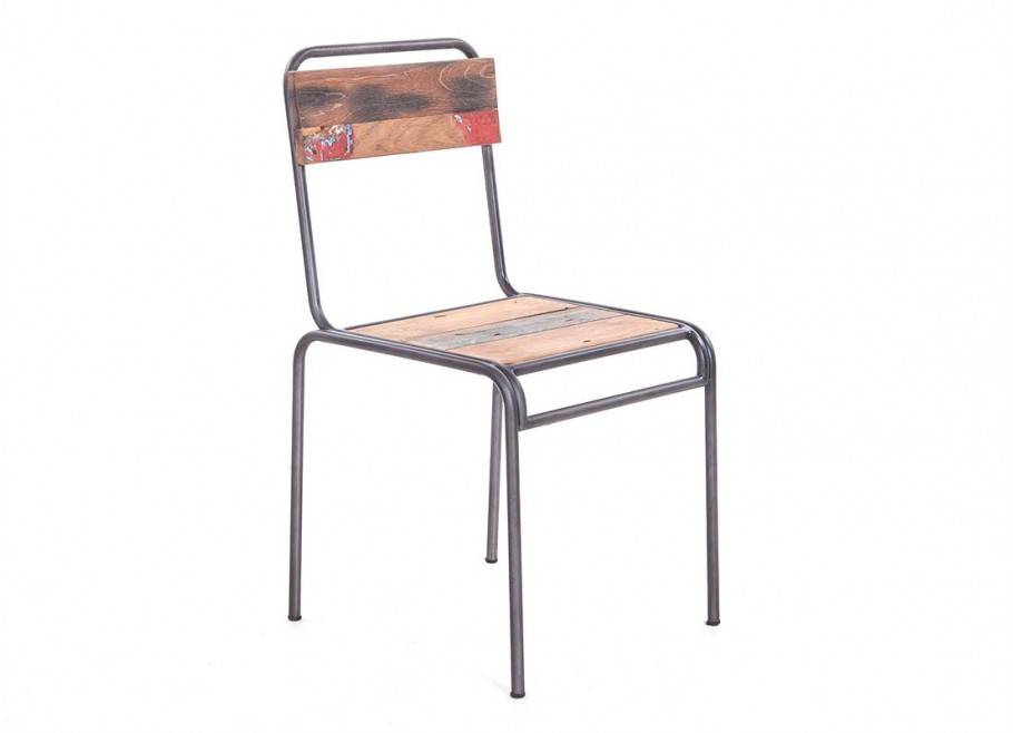 Chaise Impact - Dossier et assise bois