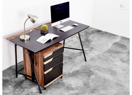 Set de bureau et caisson Nako