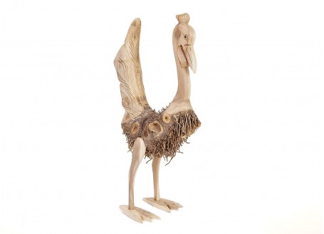 Rooster, wood sculpture. World craftsmanship.