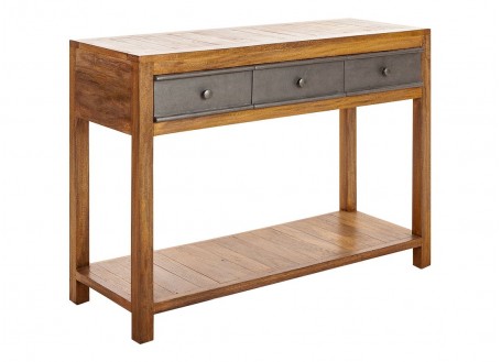 Console table industrial Profile - 3 drawers