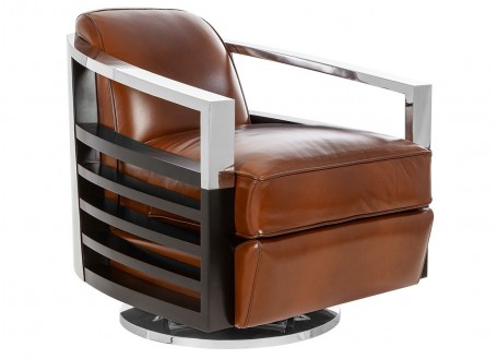 Fauteuil streamline Art deco Madison