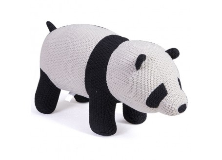 Pouf - tabouret bébé panda. 80 cm