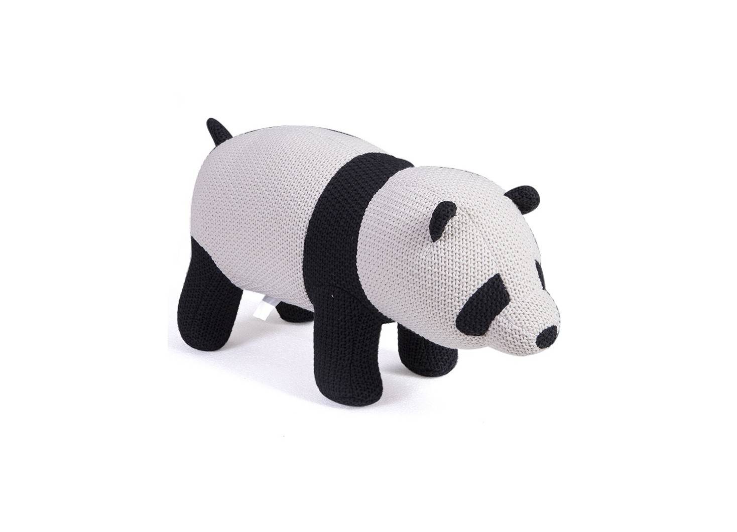 Pouf - tabouret bébé panda. 80 cm