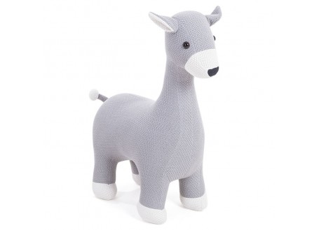 Pouffe - Stool grey deer