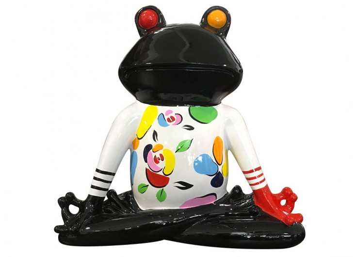 Statue De Grenouille Zen Faisant Du Yoga Statue De Grenouille Zen Faisant Du Yoga
