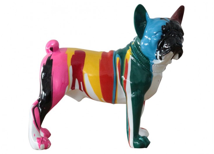 Statue Bulldog français
