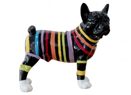 Statue Bulldog français