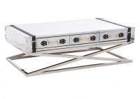 Table basse Karl en aluminium