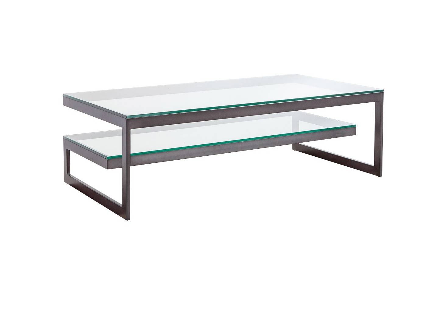 Table basse rectangulaire Azura en verre