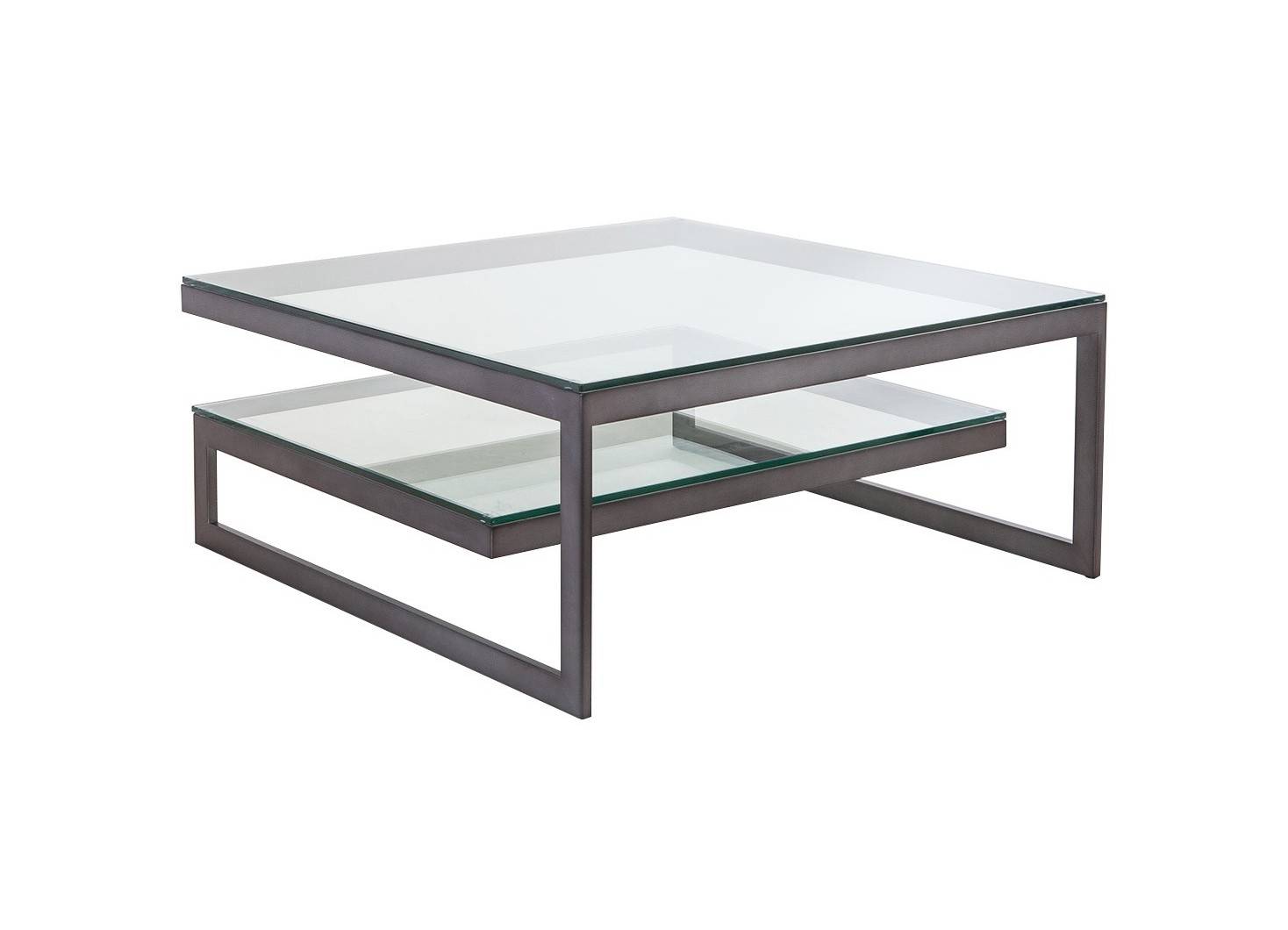 Table basse carrée Azura en verre