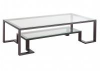 Table basse Roberto rectangulaire en verre