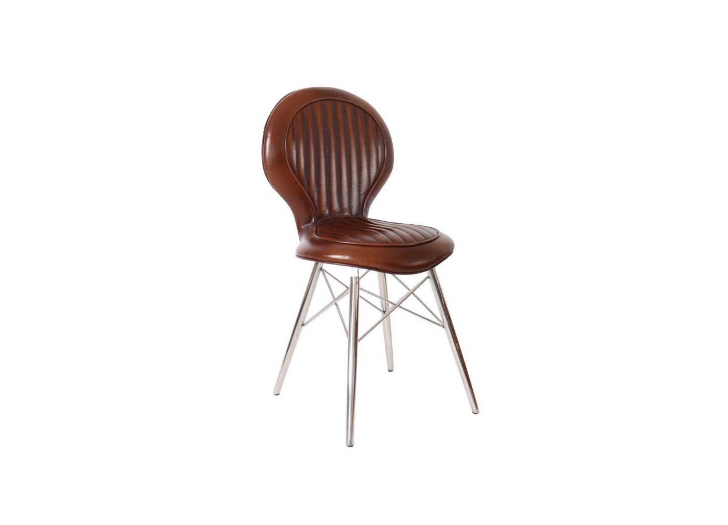 Aviator chair - Brown leather